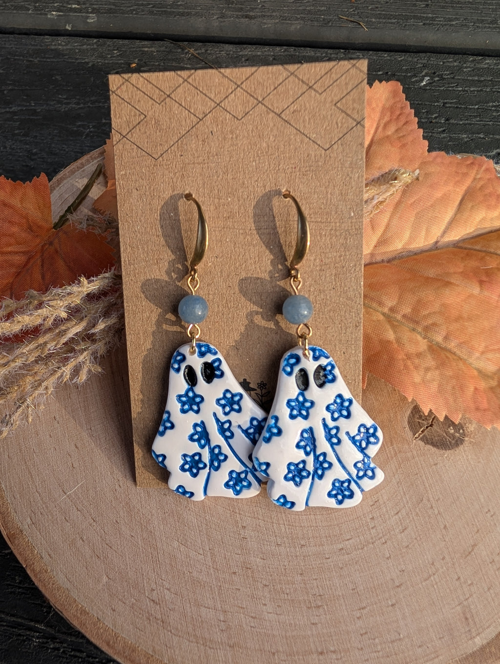 Floral Ghost Earrings
