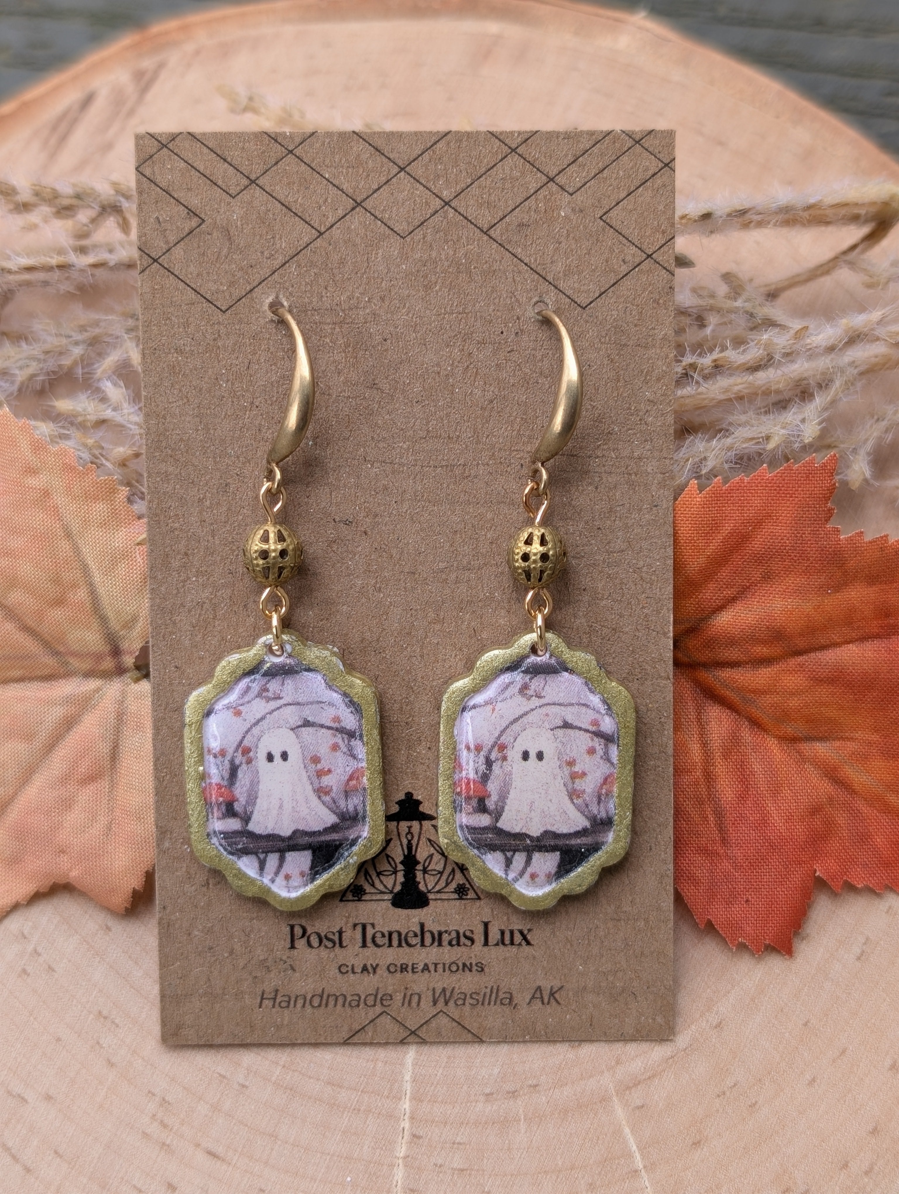 Ghost Frame Earrings