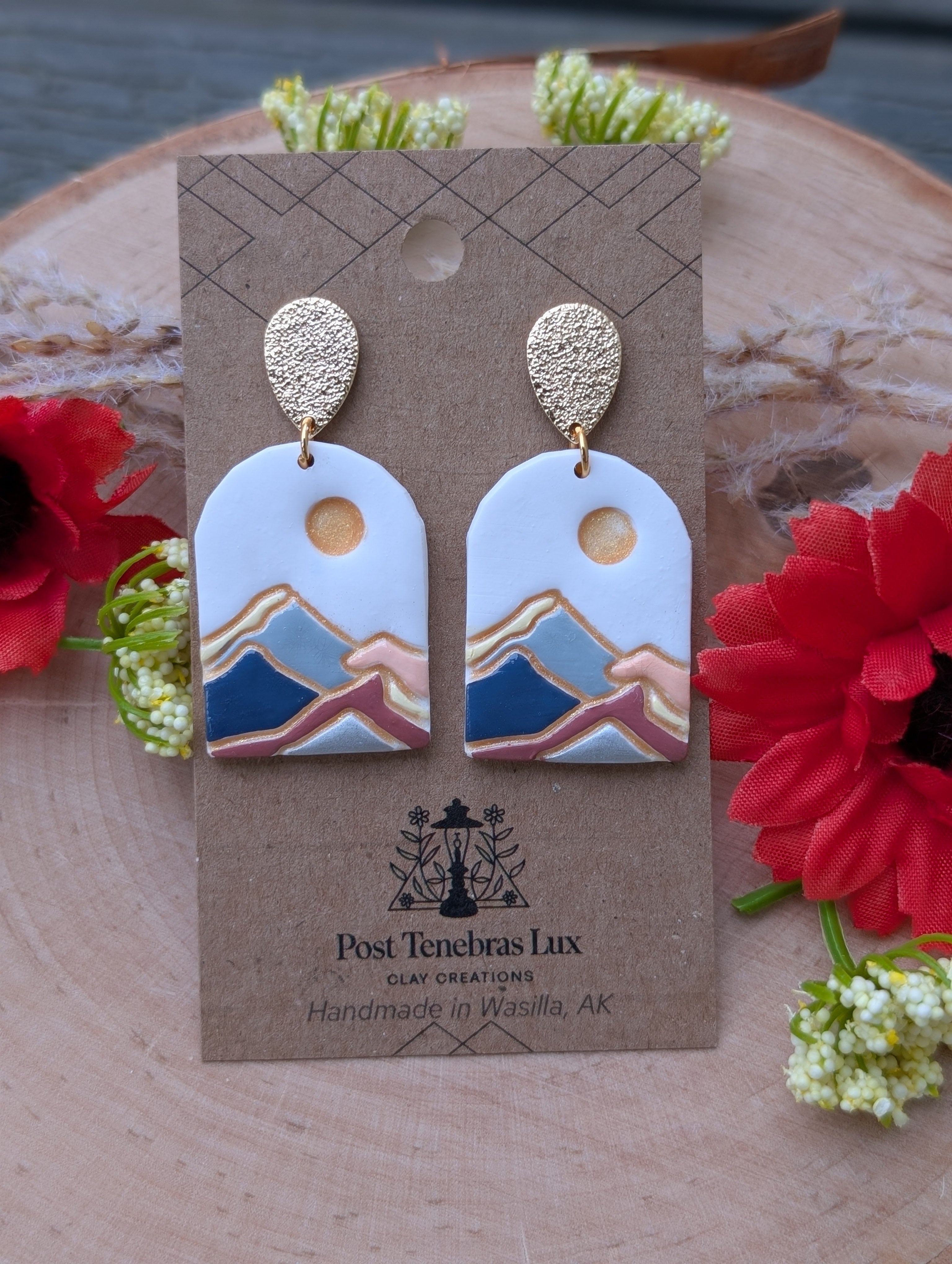 Boho Mountain Earrings