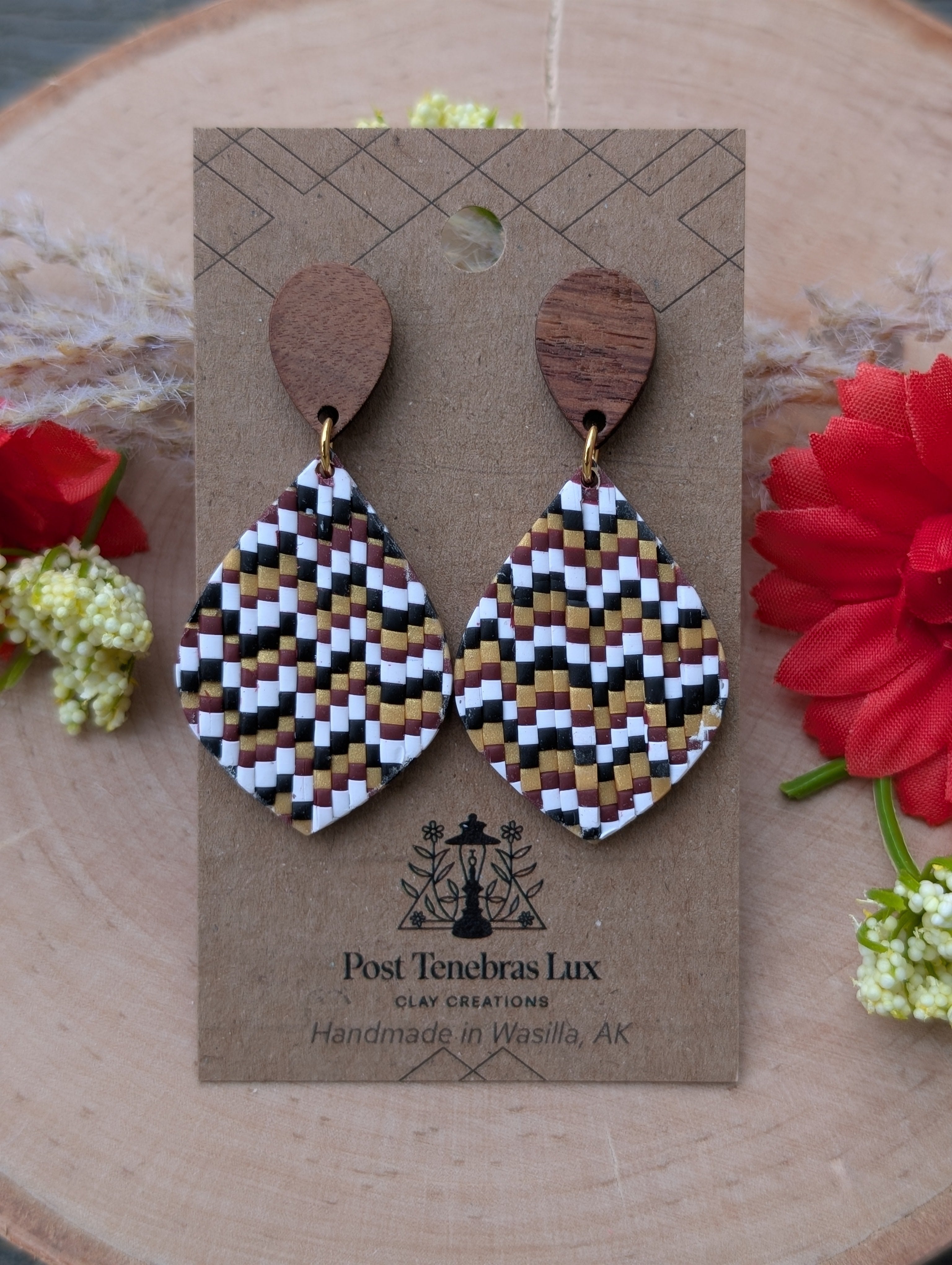 Bargello Earrings