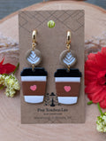 "I Love Coffee" Earrings