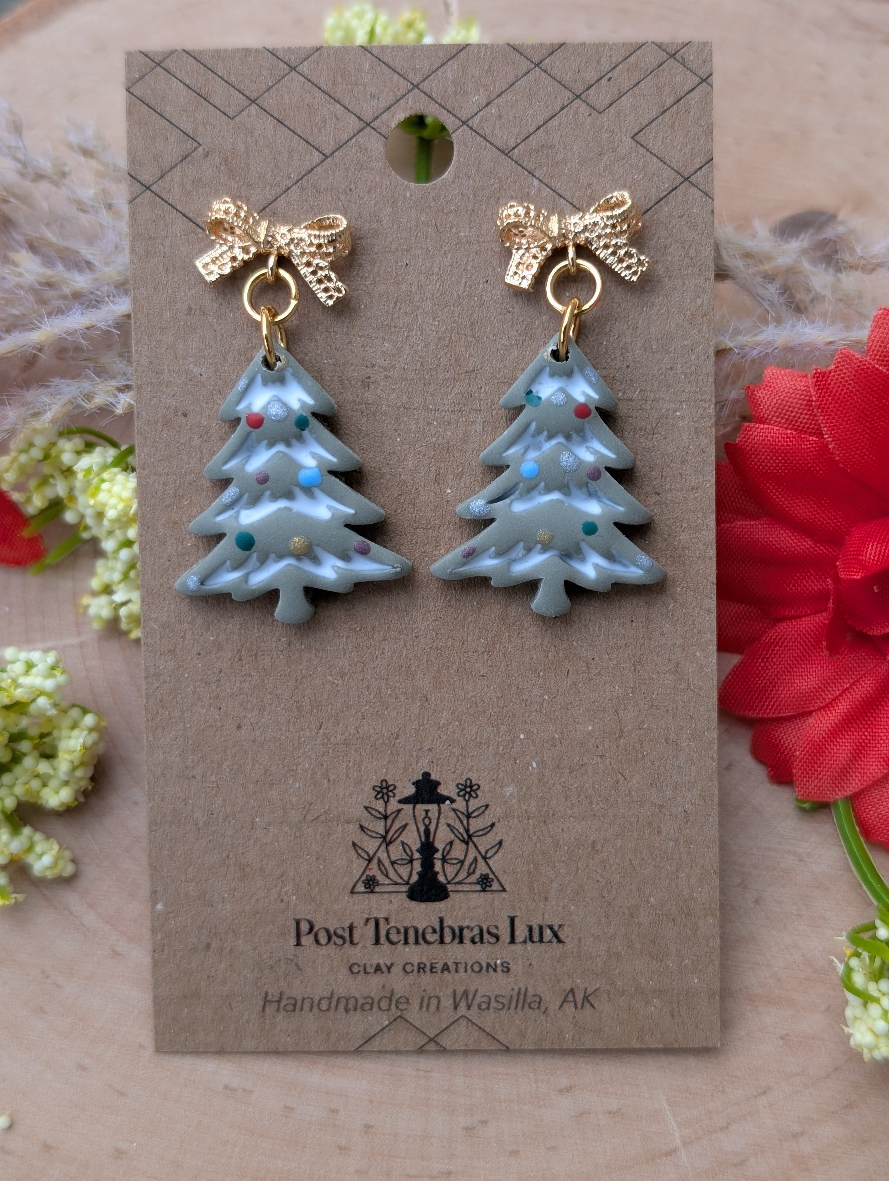 Christmas Tree Earrings