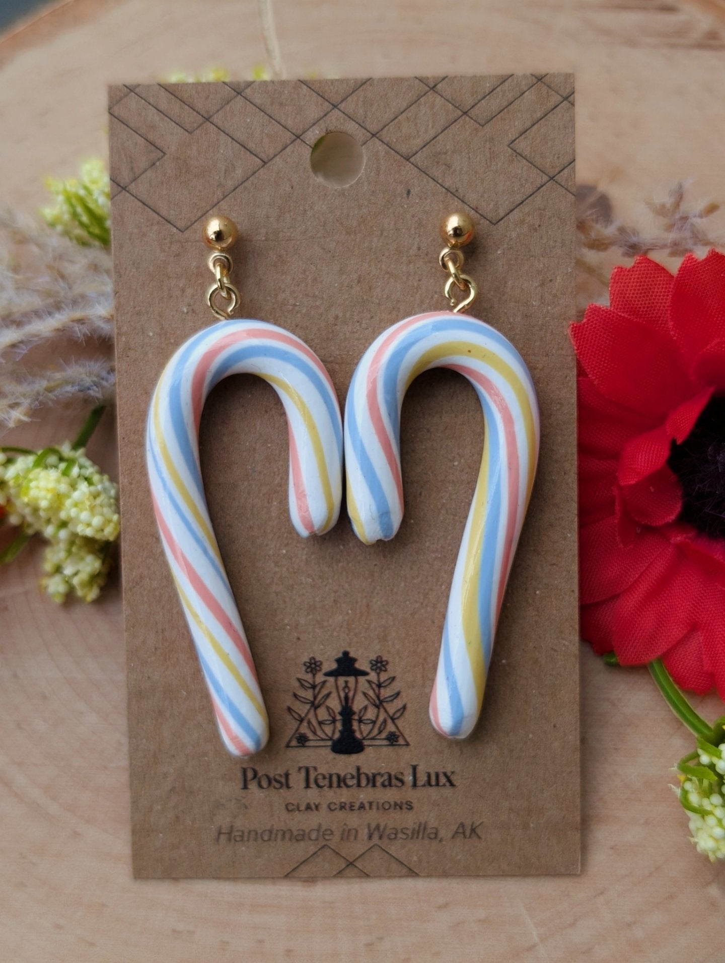 Candy Cane Earrings