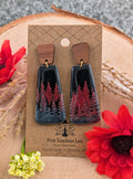 Forest Treetop Shimmer Earrings