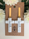 Faith Cross Earrings