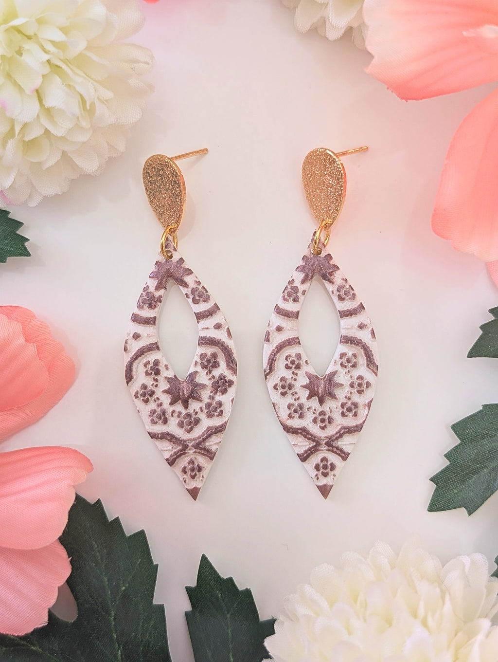 Boho Tile Earrings