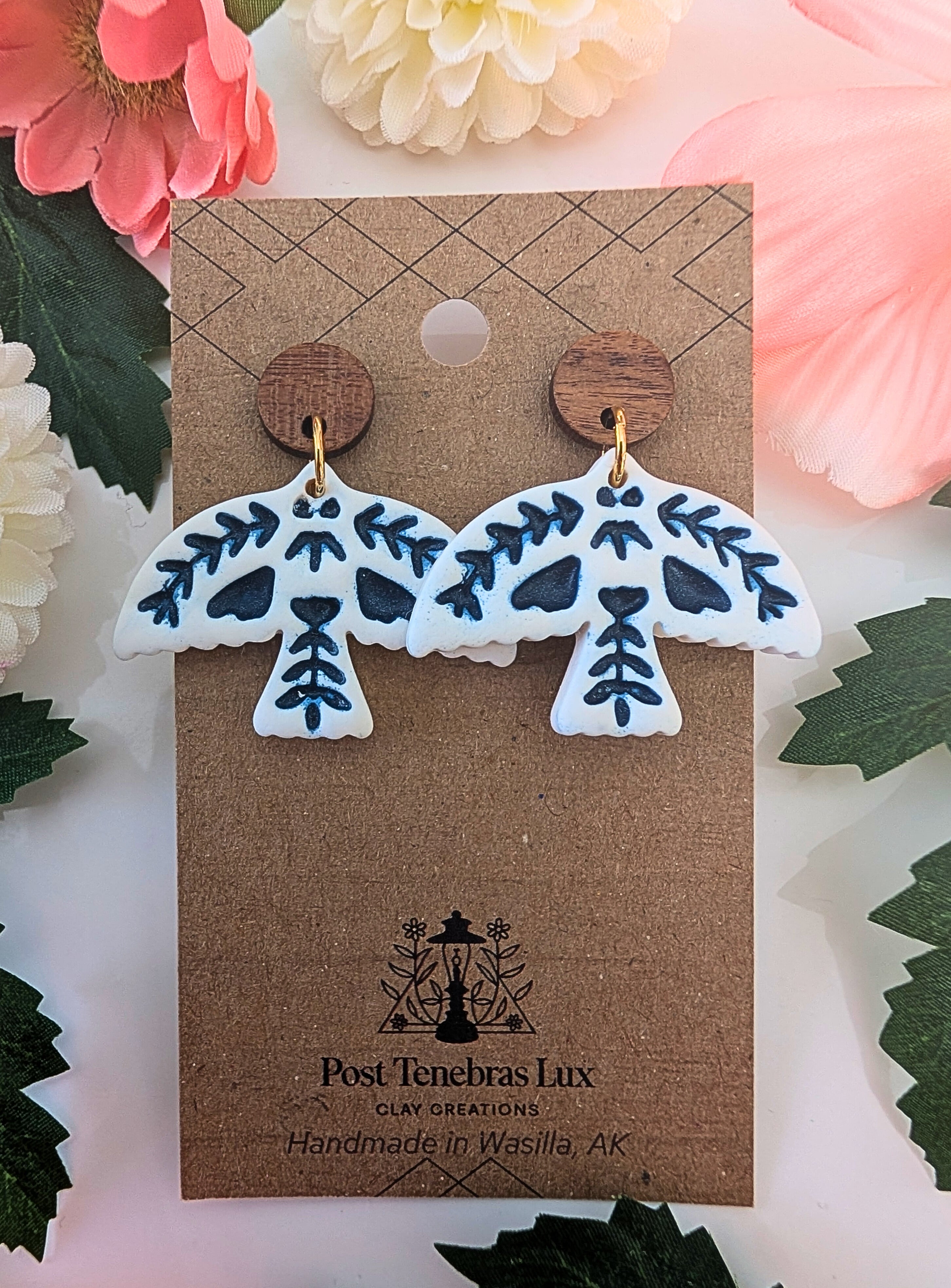 Folk Dove Earrings