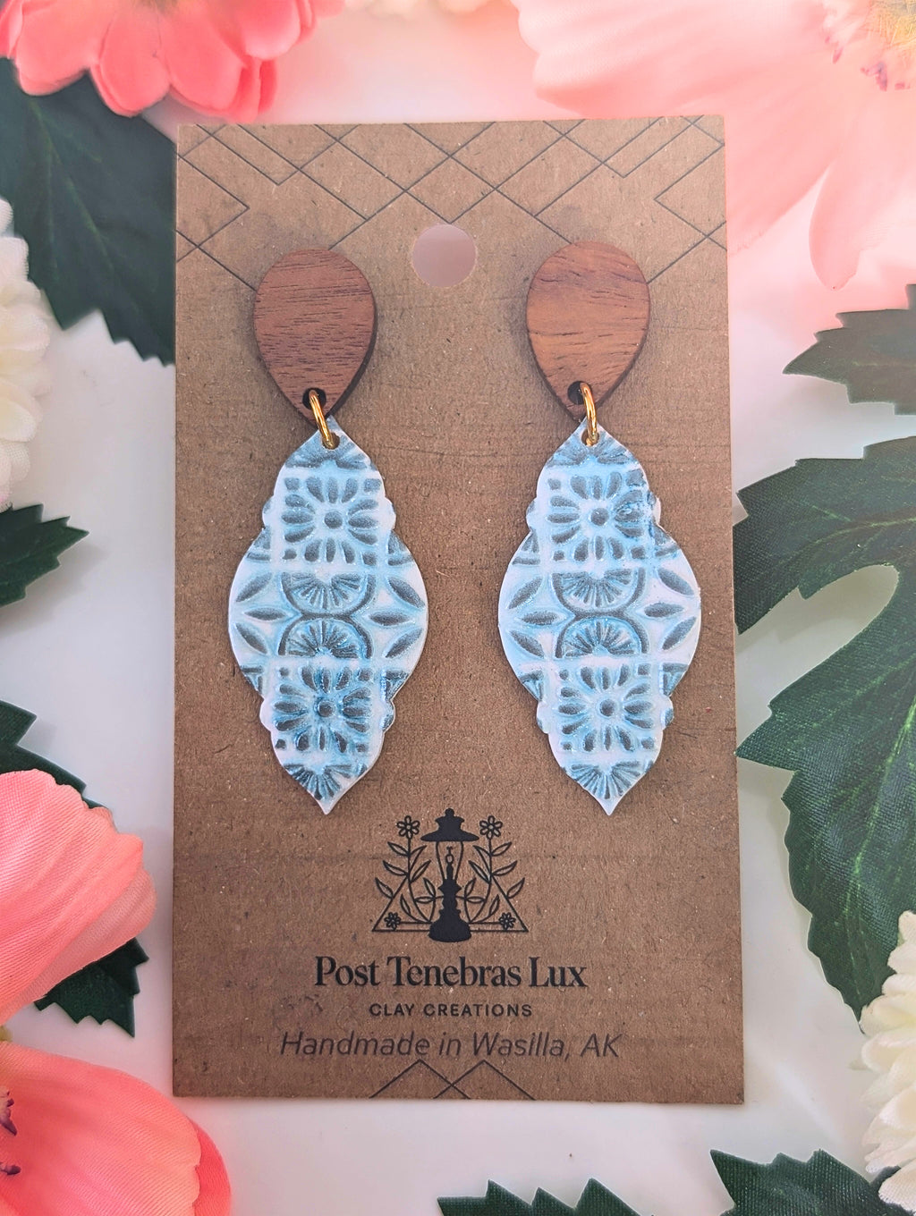 Boho Tile Earrings